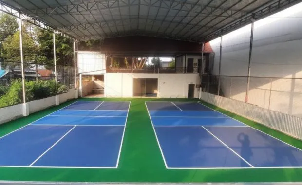 Dịch vụ  Thi công sơn epoxy cho sân pickleball