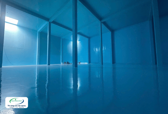 Thi công Sơn epoxy kháng khuẩn