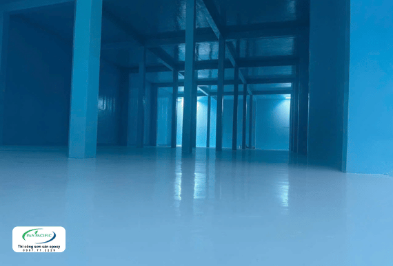 Nhà thầu thi công sơn sàn epoxy – Giải pháp sàn bền đẹp cùng Panpacific